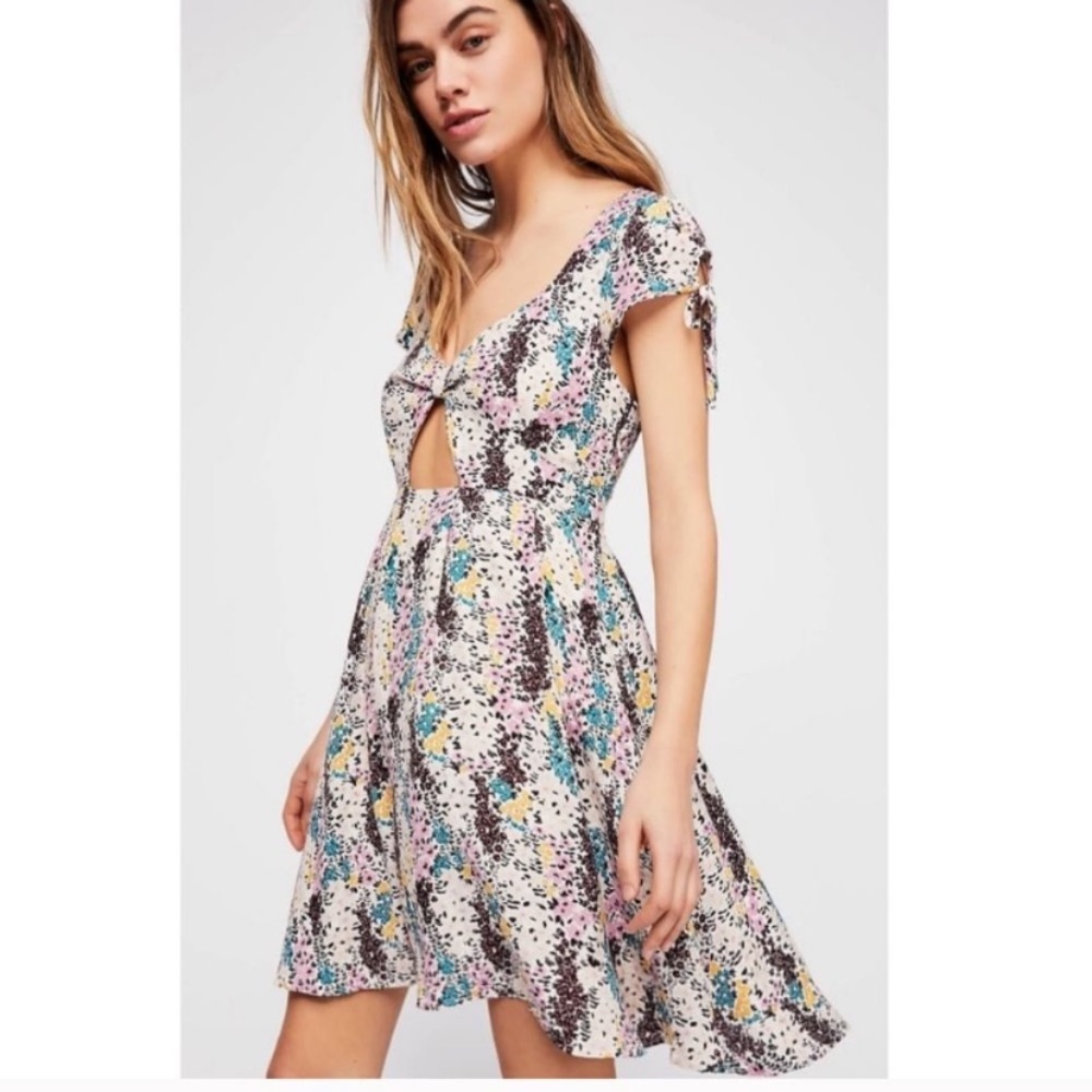 Free People Floral Miss Right mini dress